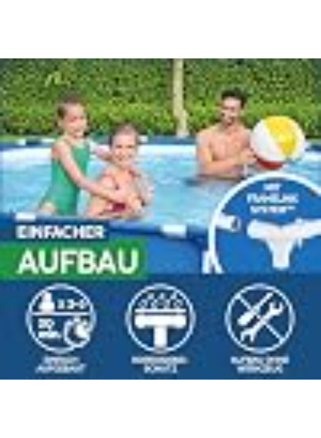 Bestway Steel Frame Swimming Pool 3.96 x 0.84 m with Filter Pump, 8680 L Capacity, Blue - Image 2
