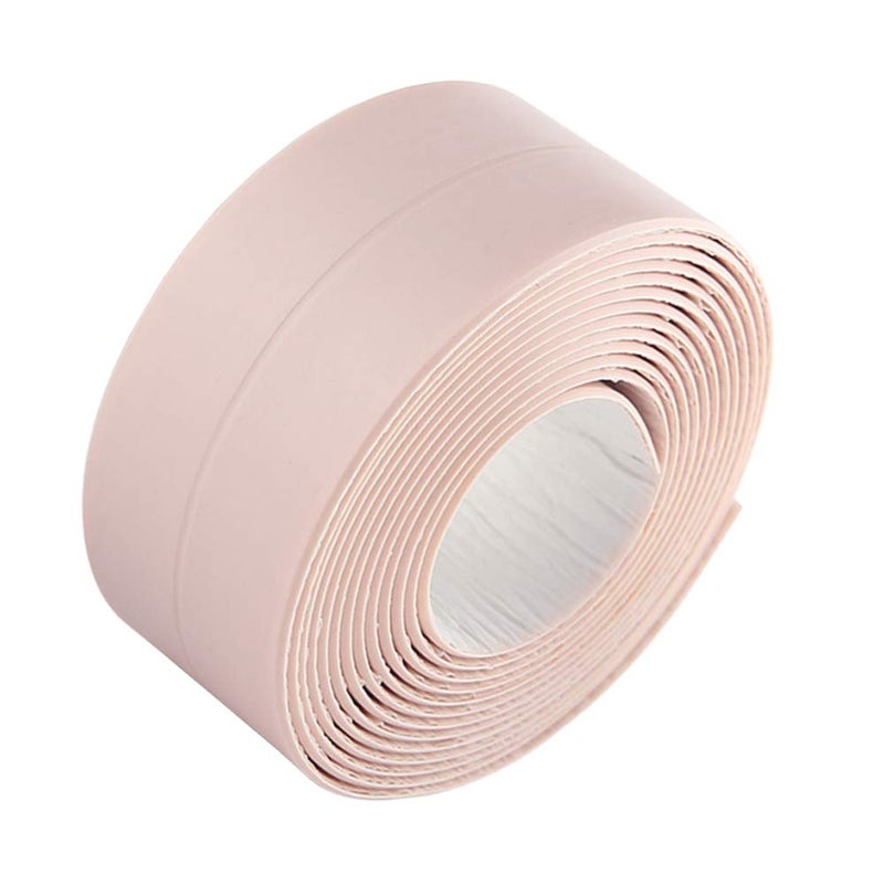 KaLaiXing Tub and Wall Caulk Strip. Kitchen Caulk Tape Bathroom Wall Sealing Tape Waterproof Self-Adhesive Decorative Trim (Pink) - Image 2