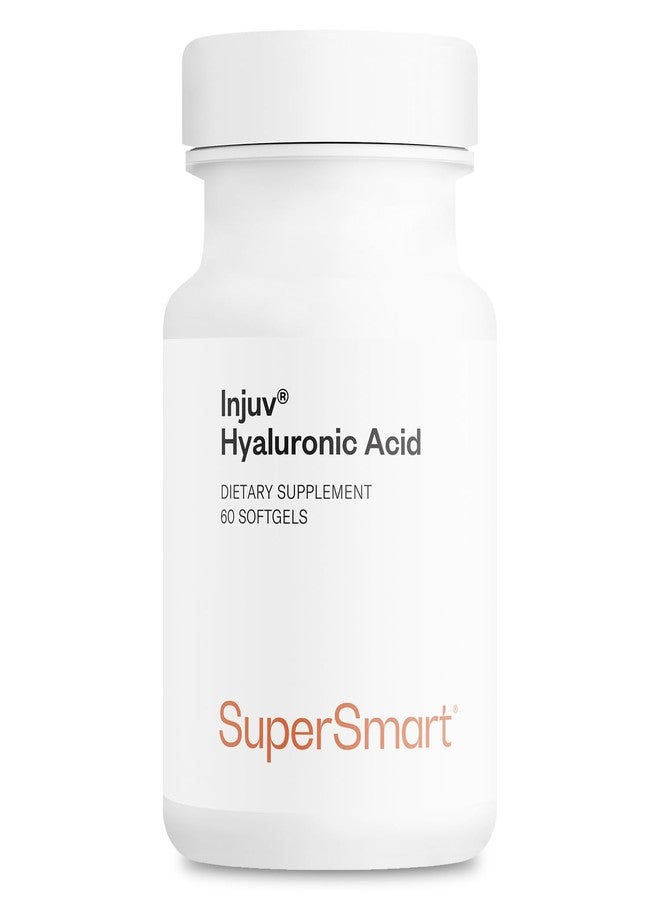 Supersmart - Injuv Hyaluronic Acid 280mg per Day (Highly Bioavailable) - Patented Hyaluronic Acid HA Supplement - Skin & Joints | Gluten Free - 60 Softgels - Image 1