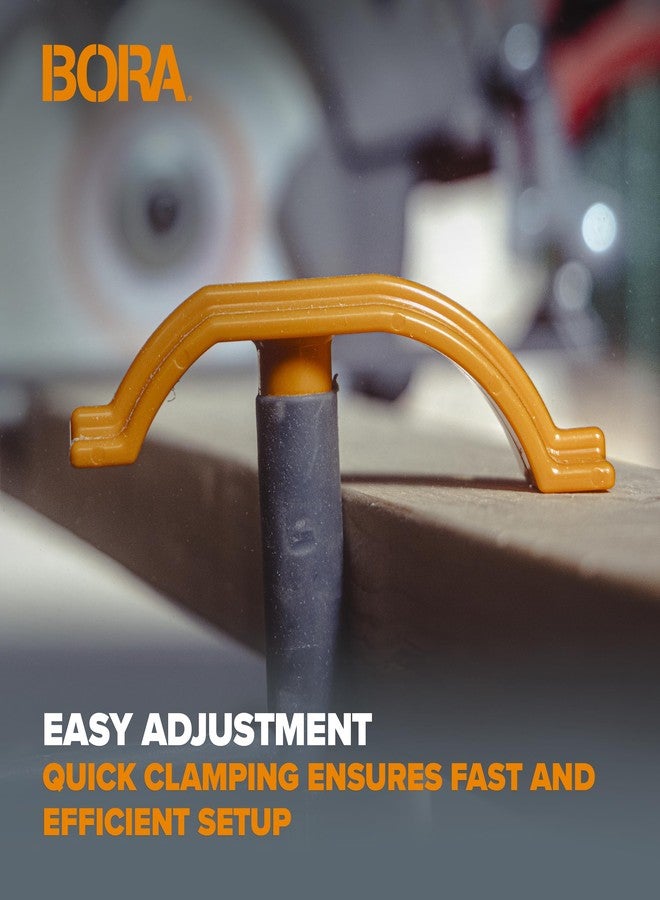 BORA Centipede CA0304 4-Piece Quick Clamps Set, Clamp Accessory for BORA Centipede Work Stands - Image 2