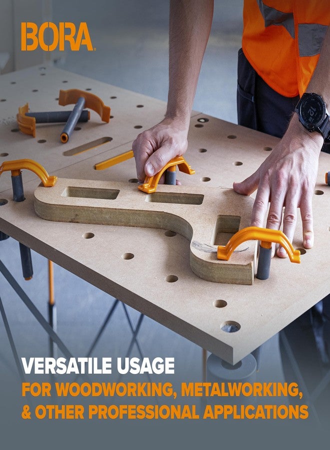 BORA Centipede CA0304 4-Piece Quick Clamps Set, Clamp Accessory for BORA Centipede Work Stands - Image 5