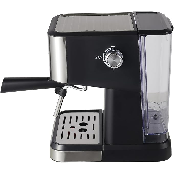 Semi-Automatic Espresso Machine with Large 50.73oz Water Tank, Adjustable Steam Nozzle for Milk Froth, Cup Warmer, and Features for Home Use - Image 3