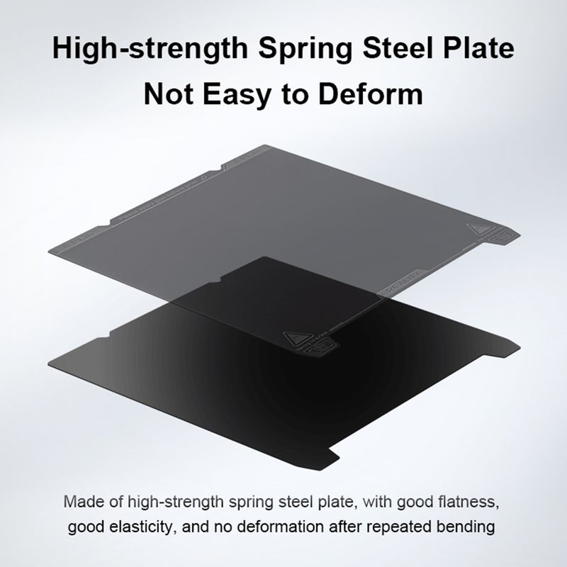 Creality K1 Smooth PEI Build Plate 235x235mm-Without Soft Magnetic Easy Model Removal Suitale for Ender-3 S1 / Ender-3 S1 Pro   / Ender-5 S1 / K1 / Ender-3 V3 SE and Compatible with FDM 3D Printers - Image 2