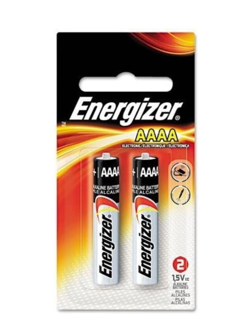 Energetics MAX Alkaline Batteries, AAAA, 2 Batteries/Pack - Image 1
