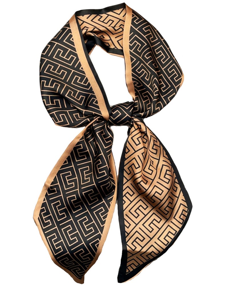 Saiusloa Purse Scarf For Handbags Head Scarves For Women's Hair Bags Scarfs Long Skinny Scarves Fashion Silky For Headbands-A9 - Image 1