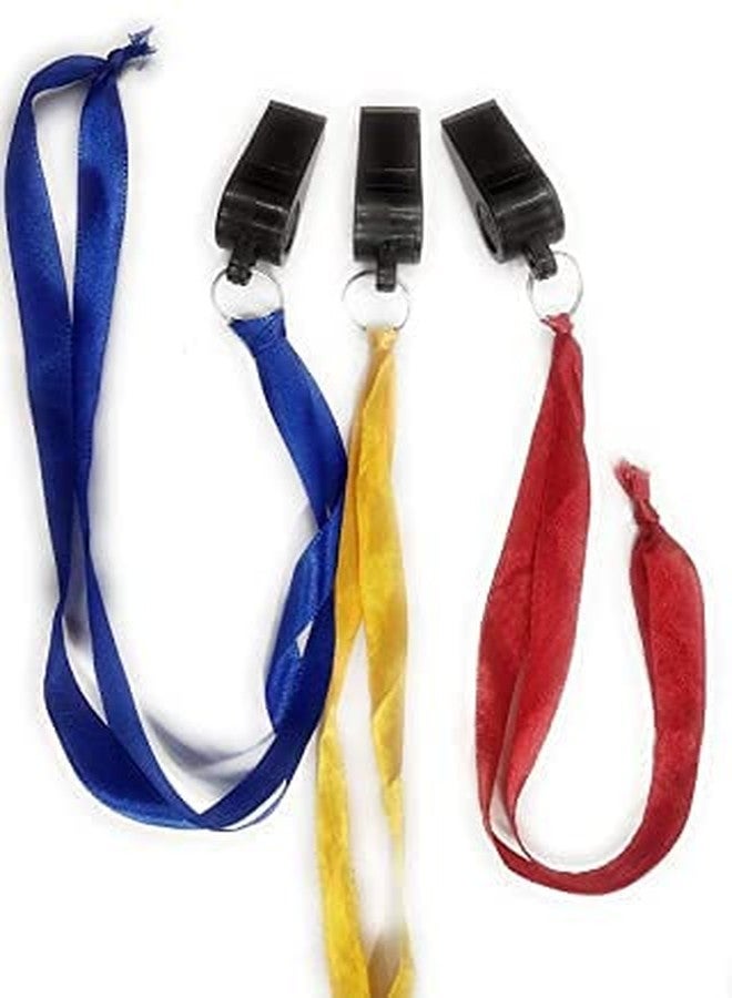 Benstar 10 Packs Coaches Referee Whistles with Lanyards, 9 Colorful Plastic and 1 Stainless Steel Metal Whistle for Football Sports Lifeguards Survival Emergency Training (Multicolour) - Image 5