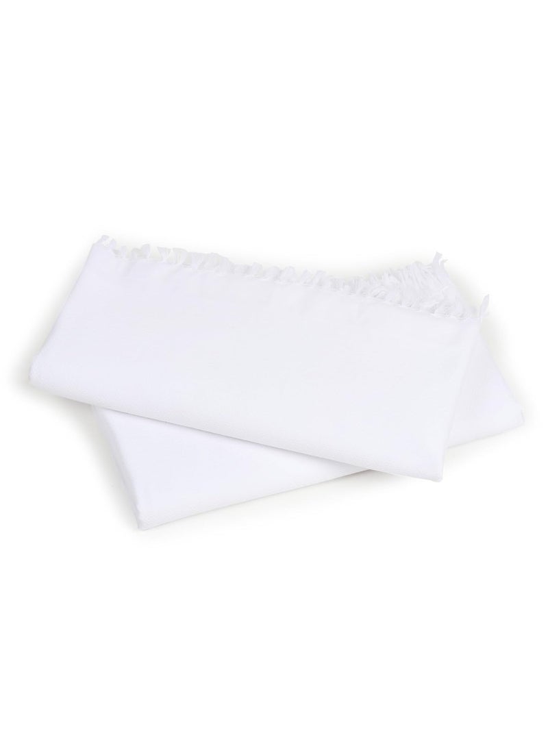 VELMORE Premium 2-Piece Ihram Set - Soft Cotton Hajj & Umrah Pilgrimage Prayer Dress for Boys  - Image 2