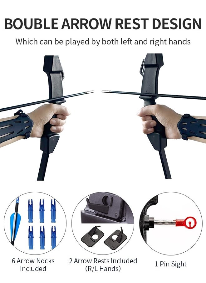 Snooe Bow and Arrow Set for Kids and Teens, Beginner Practice Bow, Youth Bow and Arrow with 6 Arrows and Accessories for Outdoor Sports Game  - Image 2