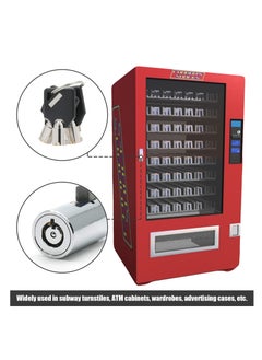 Excefore Vending Machine Lock and Key, 2 Pack Universal Security Soda Machine Lock with Tubular Keyway Fits Most T Handle Locks, Replacement for Coke Snack Candy Machine Lock  - Image 2