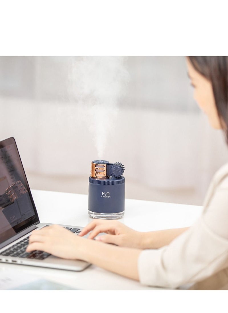 H2O - Creative Portable Mini Humidifier 260 Ml Quite Ultrasonic Cool Mist Personal Desktop Humidifiers for Baby Bedroom Hotel Office - Image 1