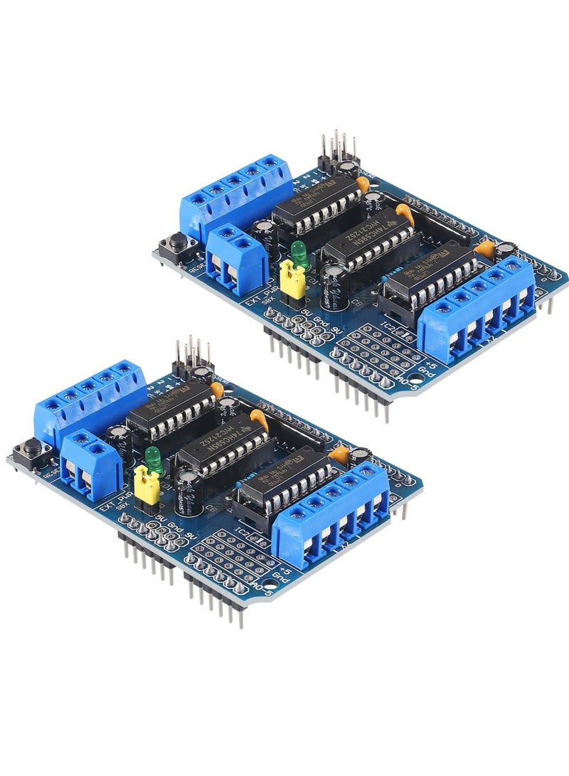 لوحات توسيع محرك DC 2 قطع، درع محرك L293D لمحرك الخطوات لأردوينو - Image 1