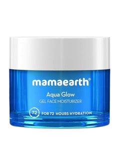 مرطب الوجه Mamaearth Aqua Glow Gel مع مياه الهيمالايا الحرارية وحمض الهيالورونيك لترطيب يدوم 72 ساعة - 100 مل