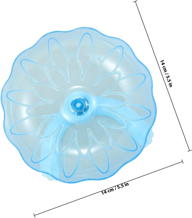 Silent Hamster Running Wheel Pet Supply Large Guinea Pig Exercise Wheel Blue Quiet Small Animal Fitness for Hedgehogs and Chinchillas - Image 2