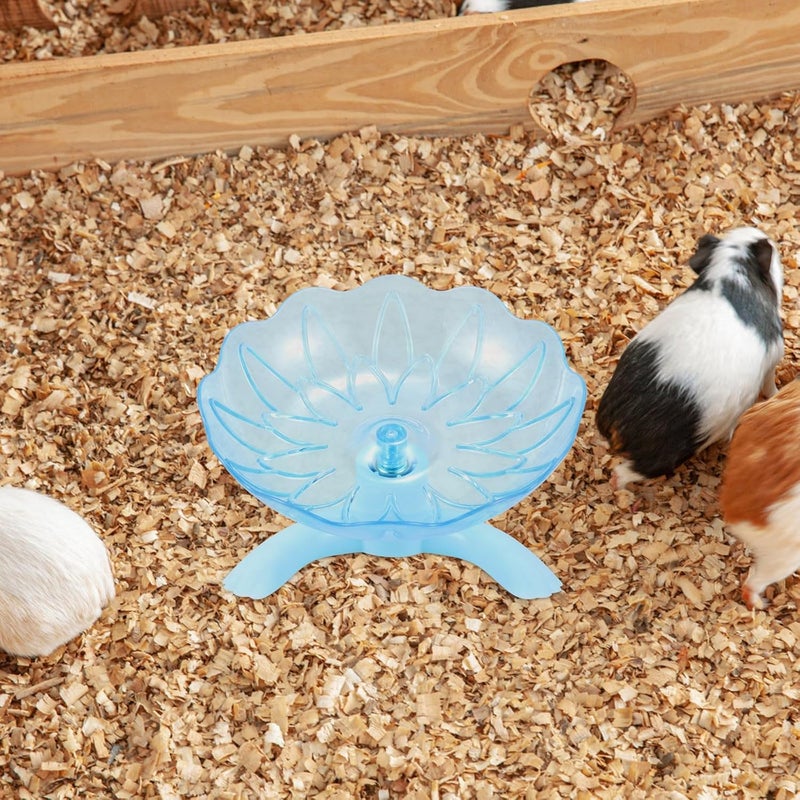 Silent Hamster Running Wheel Pet Supply Large Guinea Pig Exercise Wheel Blue Quiet Small Animal Fitness for Hedgehogs and Chinchillas - Image 5