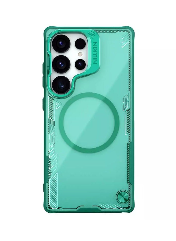 Nillkin Iceblade Prop Frame version Magnetic MagSafe Camera protective cover case for Samsung Galaxy S25 Ultra (Green) - Image 1