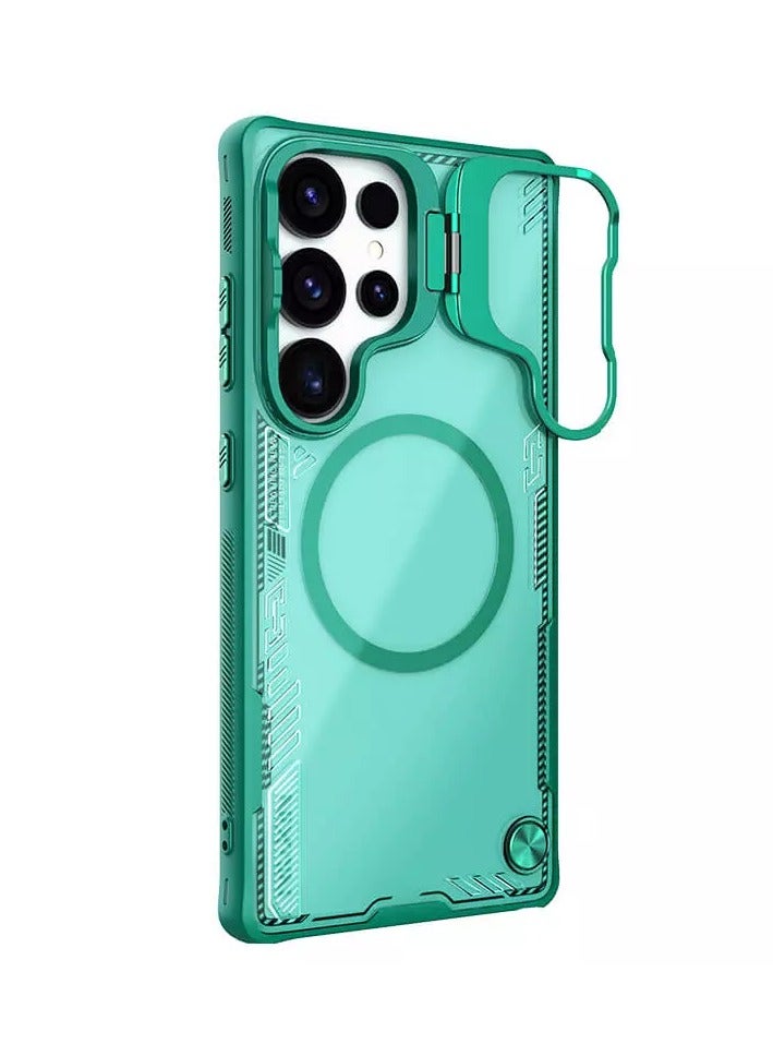 Nillkin Iceblade Prop Frame version Magnetic MagSafe Camera protective cover case for Samsung Galaxy S25 Ultra (Green) - Image 3