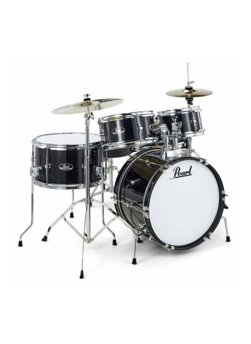 PEARL Pearl Roadshow Junior RSJ465C/C #31 5-Pcs Drum Set with Hardware & Cymbals Jet Black Finsh  - Image 3