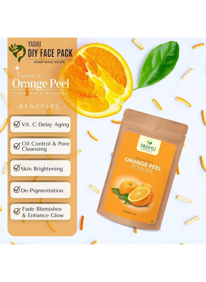 YASHU Pure Licorice (Mulethi) & Orange Peel Face Cleansing Powder for Glow | Natural Detan Face Pack Combo (200g) - Image 2