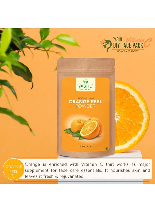YASHU Pure Licorice (Mulethi) & Orange Peel Face Cleansing Powder for Glow | Natural Detan Face Pack Combo (200g) - Image 3