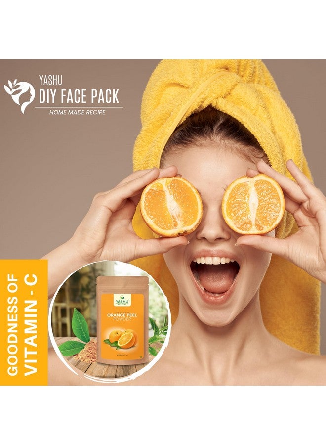 YASHU Pure Licorice (Mulethi) & Orange Peel Face Cleansing Powder for Glow | Natural Detan Face Pack Combo (200g) - Image 4