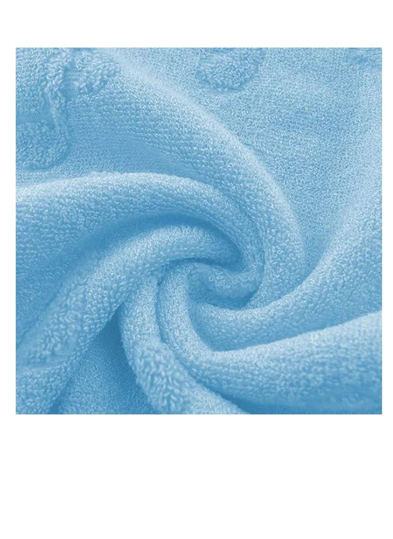 STAR BABiES Star Babies - Combo Pack of 2- Bamboo Towel with Breast Pad (20 Pcs) - Blue  - Image 3