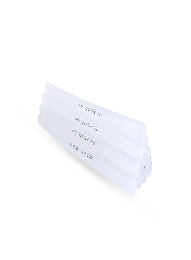 Mario Jelly Clear Hot Melt Glue Stick | Clear Transparent Finish | Best for DIY | Strong Gumming & Durable | 220mm x 11mm | Pack of 20 Sticks - Image 1