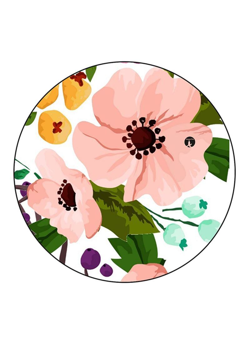 RKN Flowers Printed Mouse Pad  Multicolour