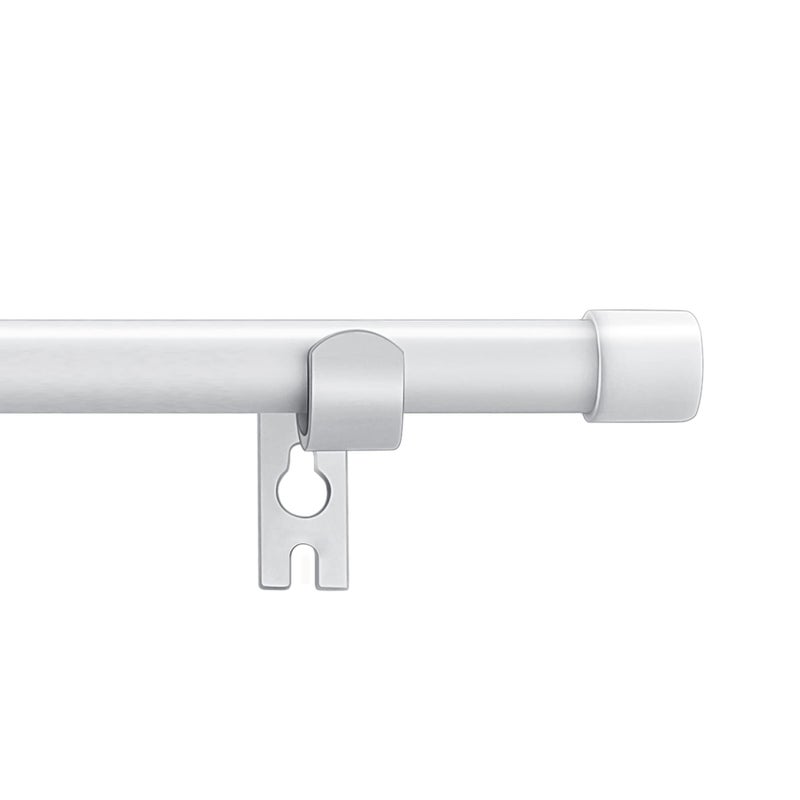 Alskarhem White Curtain Rods for Windows 30 to 116 Inch58 Inch Small Curtain Rod Set With Brackets