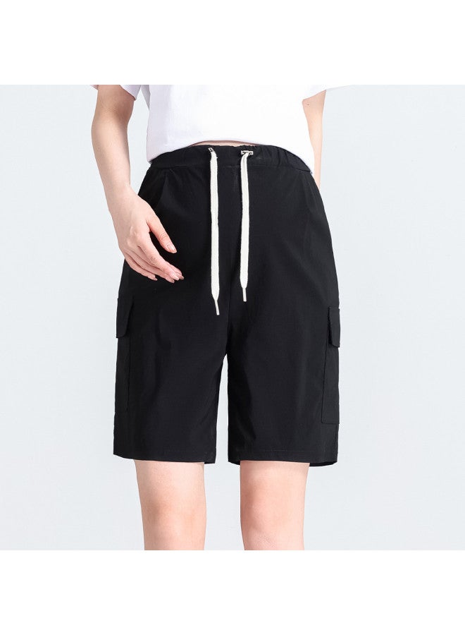 Bornbay high-waisted Belly Support Summer Thin Plus-size Slimming Maternity Pants For Outdoor Wear - Image 4