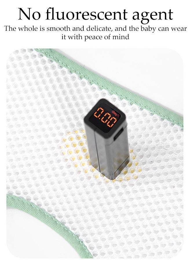 DUNISO Baby Walker Harness, Handheld Kids Walker Helper,Adjustable Infant Walking Assist Trainer Tool, Breathable Safety Belt for Children(Green) - Image 5