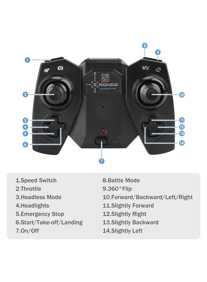 GILOBABY Mini Drone for Kids and Beginners, DIY Drone Kit, RC Nano Quadcopter Drones with 3D Flip, Altitude Hold, Headless Mode, Indoor Outdoor Flying Toys Gifts for Boys and Girls - Image 4