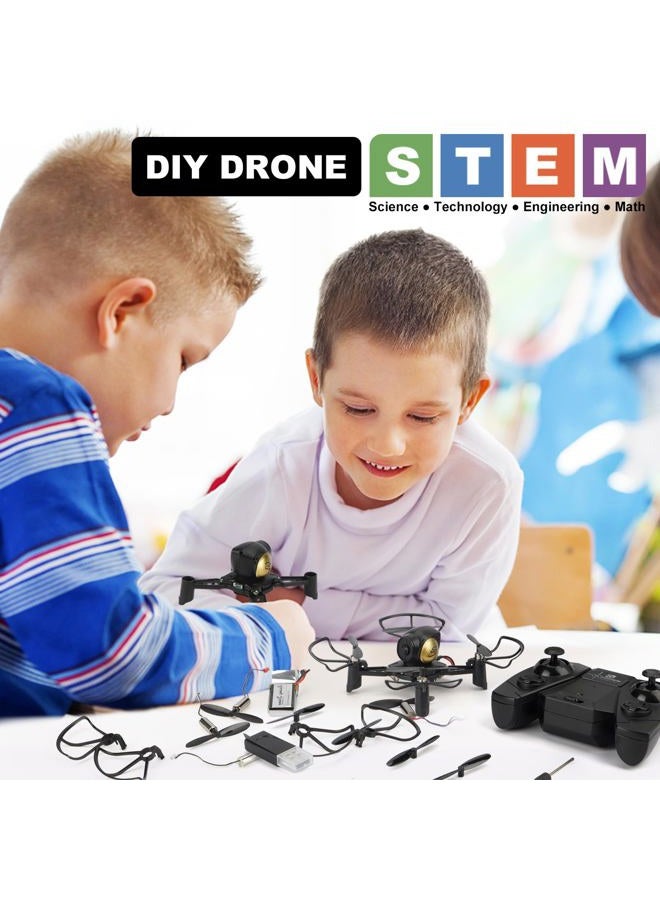 GILOBABY Mini Drone for Kids and Beginners, DIY Drone Kit, RC Nano Quadcopter Drones with 3D Flip, Altitude Hold, Headless Mode, Indoor Outdoor Flying Toys Gifts for Boys and Girls - Image 3