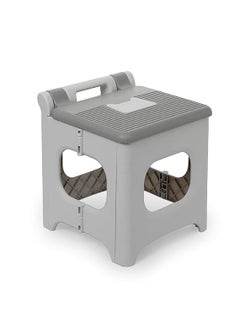 Vroxy Vroxy Mini Folding Stool Collapsible Heavy Duty Portable Camping Stool for Adults Kids Portable Plastic Step Stool Non Slip Folding Stools for Kitchen Bathroom Bedroom Office 1Pcs 