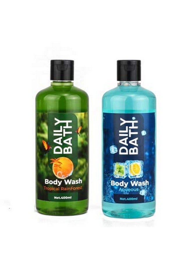 Jeehukm All Skin Types Daily Bath Body Wash Pack Of 2 (400 ML EACH) BATH LOAF FREE - Image 1
