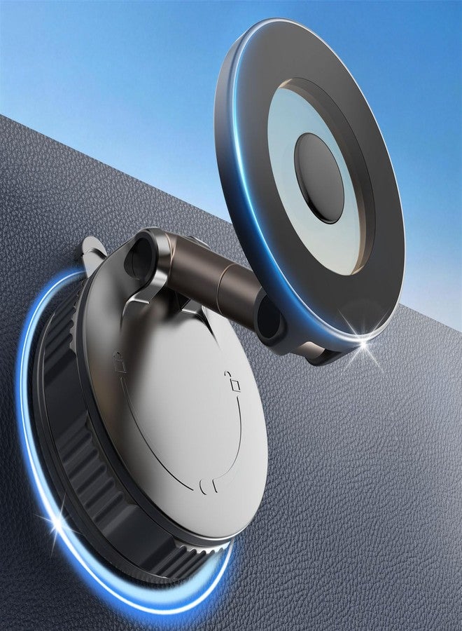 Vooii Car Phone Holder for Magsafe (130+LB Strongest Ever Suction & 3000gf Magnetic) (360° One Hand Adjustable) Car Phone Mount, Phone Holders for Your Car for iPhone 17 Pro Max 16 15 14 13 12 Plus - Image 1