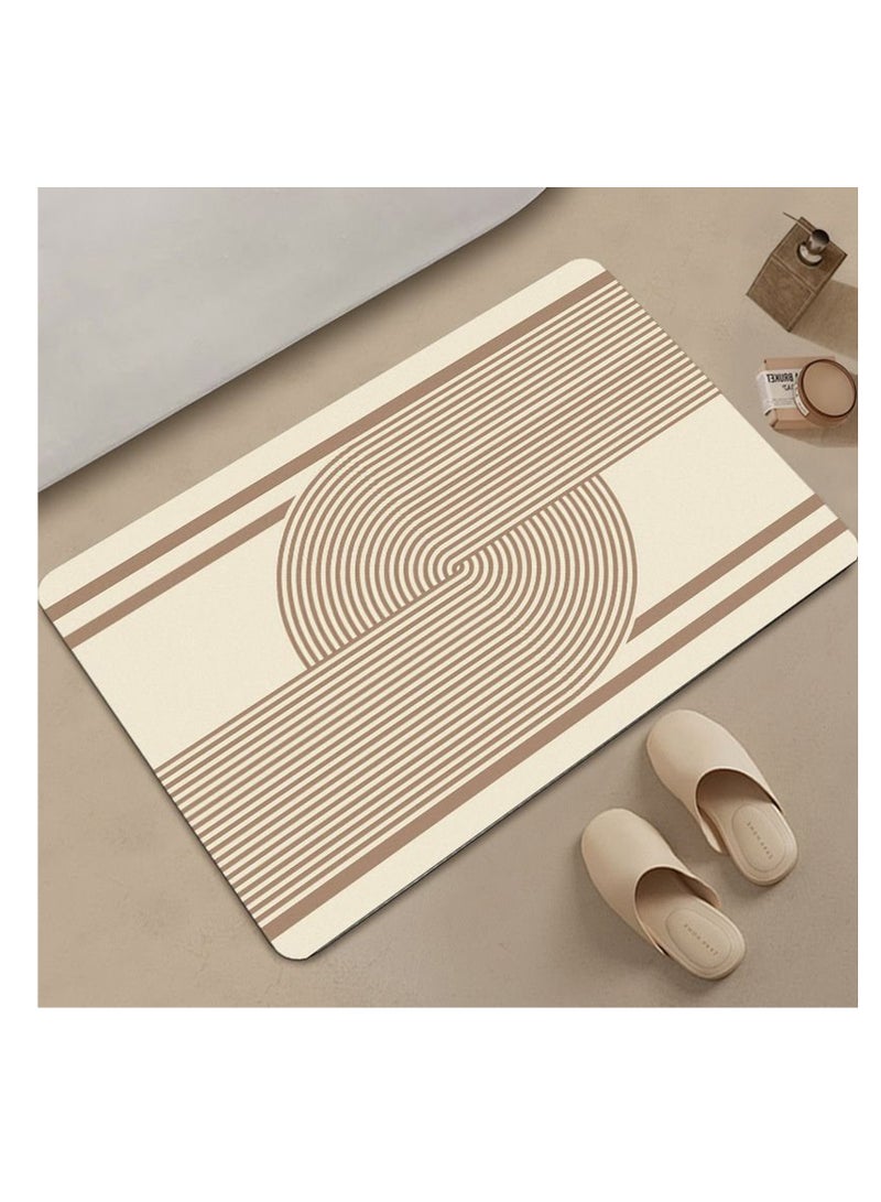 TYCOM Diatom Bath Mat Super Absorbent Bathtub Mat with Non Slip Anti Slip Bathroom Floor Mats and Quick Dry Bath Rug Thickened Soft Easier Clean Carpet 50 By 80 CM. 10.