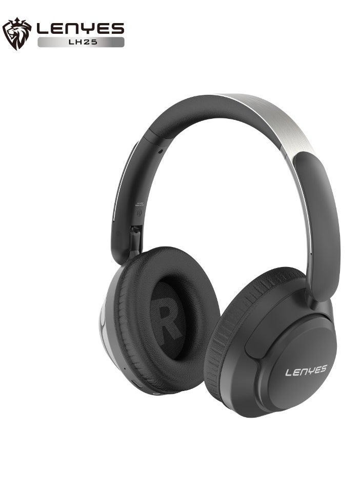 Lenyes - Lenyes ANC Active Noise Cancelling Wireless Bluetooth On-Ear Headphones, Android and iPhone Compatible - Image 1