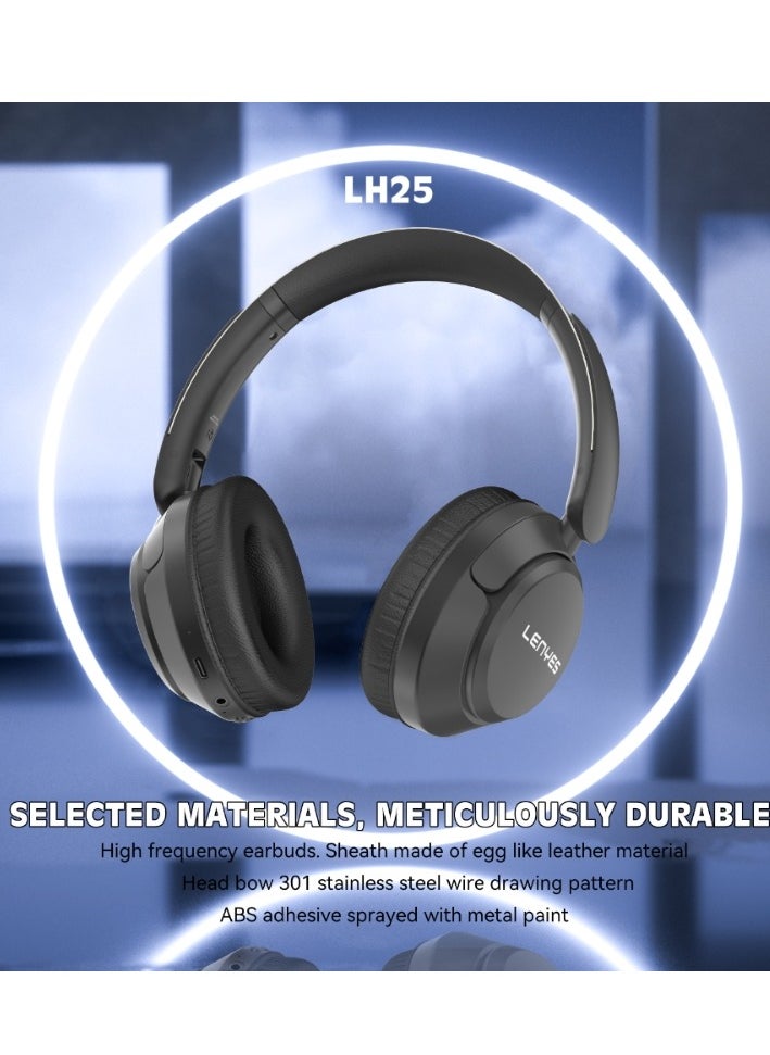 Lenyes - Lenyes ANC Active Noise Cancelling Wireless Bluetooth On-Ear Headphones, Android and iPhone Compatible - Image 1