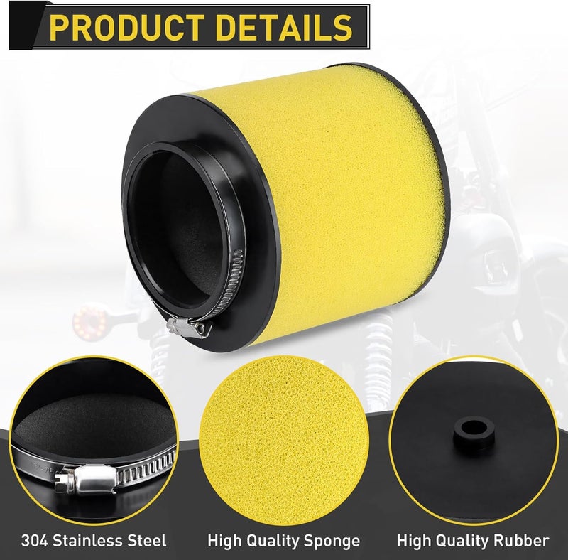 SOLLON Rancher 350 Air Filter Fit for Honda Foreman 450 Rancher 350 TRX350 TRX350FE TRX350TE TRX350TM Rancher 400 Foreman 450 TRX400FA TRX400FGA TRX400FW 450 TRX450S TRX450FE 2000-2006 ATV - Image 4