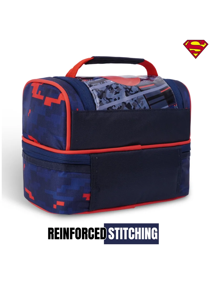 وارنر بروس Warner Bros. Superman Superpower Dual Compartment Lunch Bag