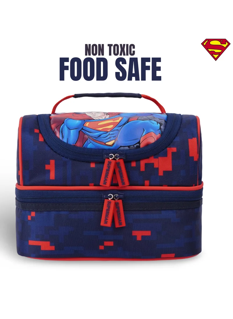 وارنر بروس Warner Bros. Superman Superpower Dual Compartment Lunch Bag