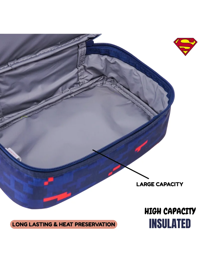 وارنر بروس Warner Bros. Superman Superpower Dual Compartment Lunch Bag