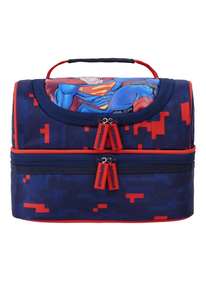 وارنر بروس Warner Bros. Superman Superpower Dual Compartment Lunch Bag