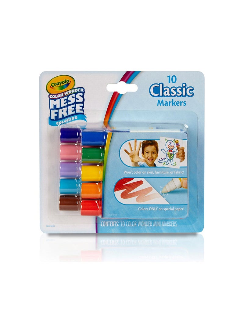 Crayola عالم الألوان، 10 عد سيرمونات مصغرة كلاسيكية، 10 حزمة - Image 1