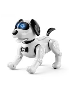 Generic JJRC Children's Intelligent Remote Control Robot Stunt Voice Dialogue Gesture Induction Toy Pet Robot Dog Gift-Color:R19 Yellow (English Version)  - Image 2