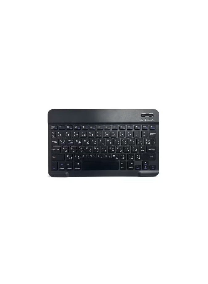 KHAJUL Arabic Wireless Keyboard Universal for Laptop Tablet Phone, Bluetooth Connection, Office Home Use (Black) - Image 2