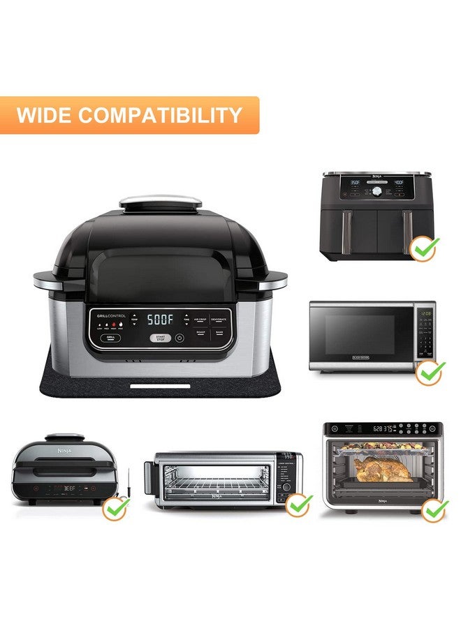 SIUDANGKA Heat Resistant Mat for Air Fryer with Sliding Function, 2 Pcs 15 * 18 in Heat Resistant Pad Caddy Countertop Protector Mat Compatible with Most XL Air Fryer Ninja Air Fryer Micro Wave Oven - Image 5