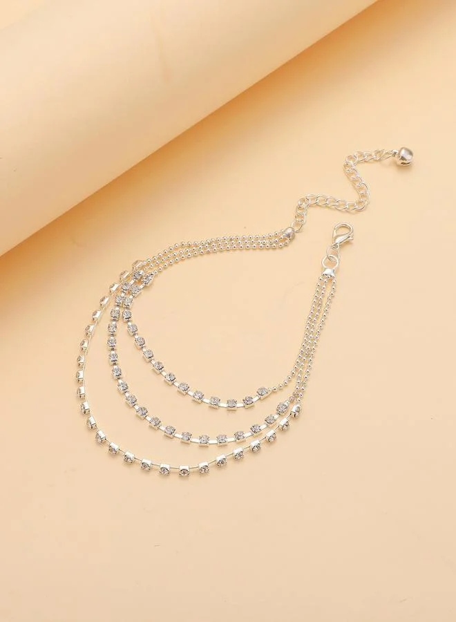 Take Two Layered Embellished Anklet