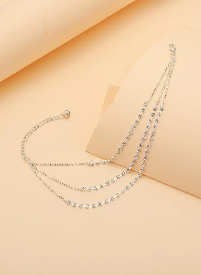 Take Two  Layered Embellished Anklet for Women | Best Price UAE
