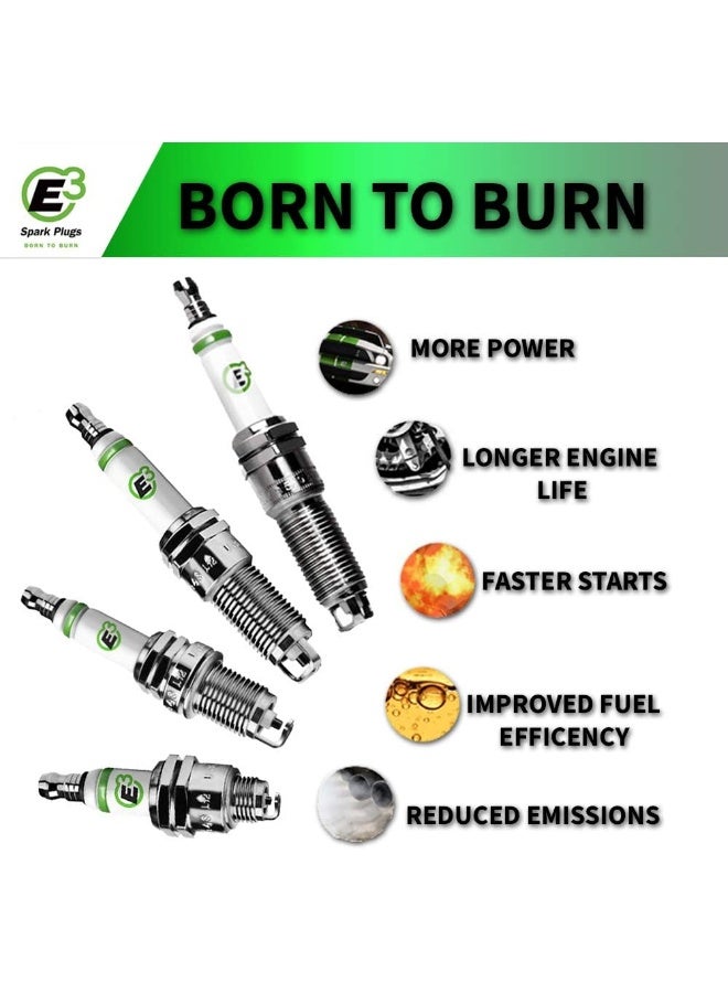 E3 شمعات الإشعال E3 لقطع غيار السيارات 1/صندوق - Image 3